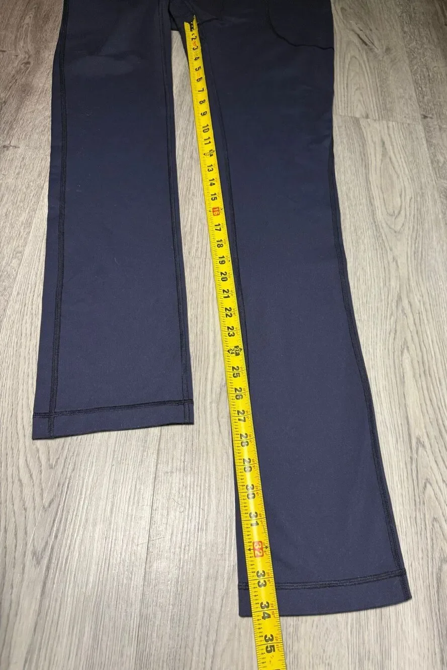 Lululemon Inkwell Navy Blue Skinny Will size 10 RARE